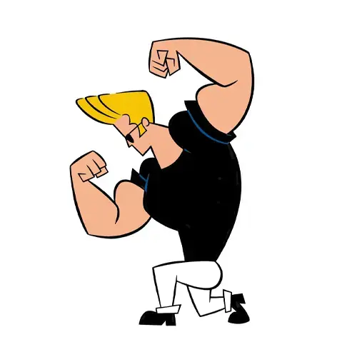 Johnny Bravo from Johnny Bravo